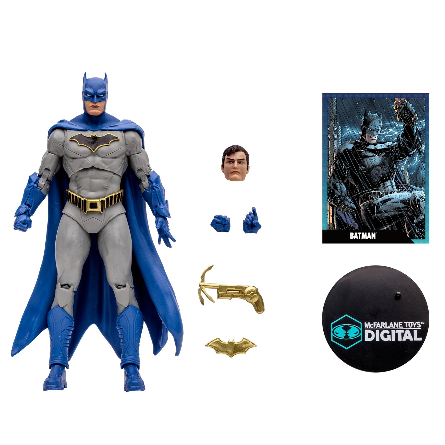 Mcfarlane Toys - Dc Direct Batman (Dc Rebirth) 7In Action Figure With Digital Collectible