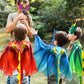 D.Q.Z Toddlers Dinosaur-Dragon-Wings Costume for Kids with Mask, Dino Cape Boys Dress Up Birthday Party Toys Gifts (Brown)