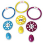 Swimline Dive Rings Discs & Eggs Triple Fun Combo Toys 9 - Pack Weighted Catch And Retrieval Game For Swimming Pool & Bath Tub F