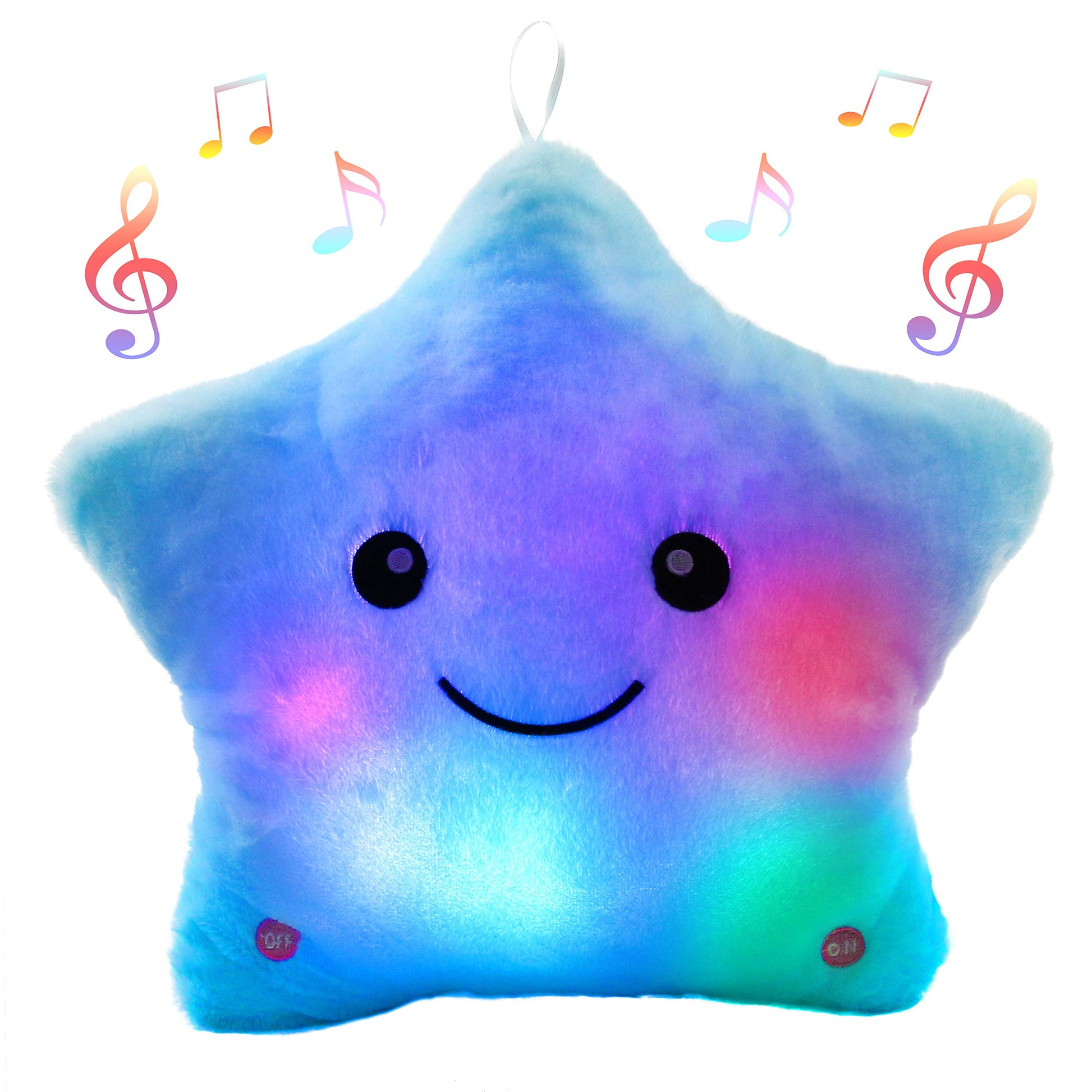 BSTAOFY 13 Creative LED Musical Glow Twinkle Star Lullaby Light up Stuffed Animal Toys Soothe Kids Emotions Birthday Christmas f