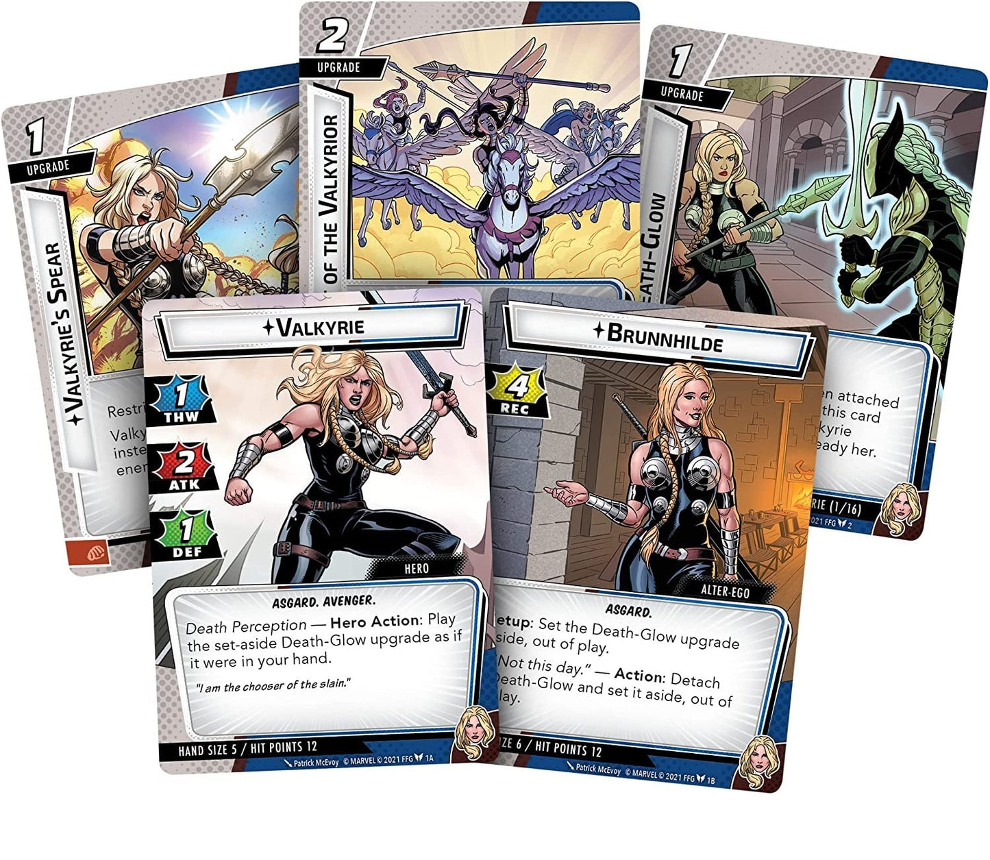 Marvel Champions The Card Game Valkyrie Hero Pack - Superhero Strategy Game, Cooperative Game For Kids And Adults, Ages 14+, 1-4