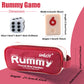 Smilejoy Mini Rummy Cube Game Set for 2-4 Players, Travel Size with Canvas Bag, 106 Tiles, Multicolored, Model L-Rummy1