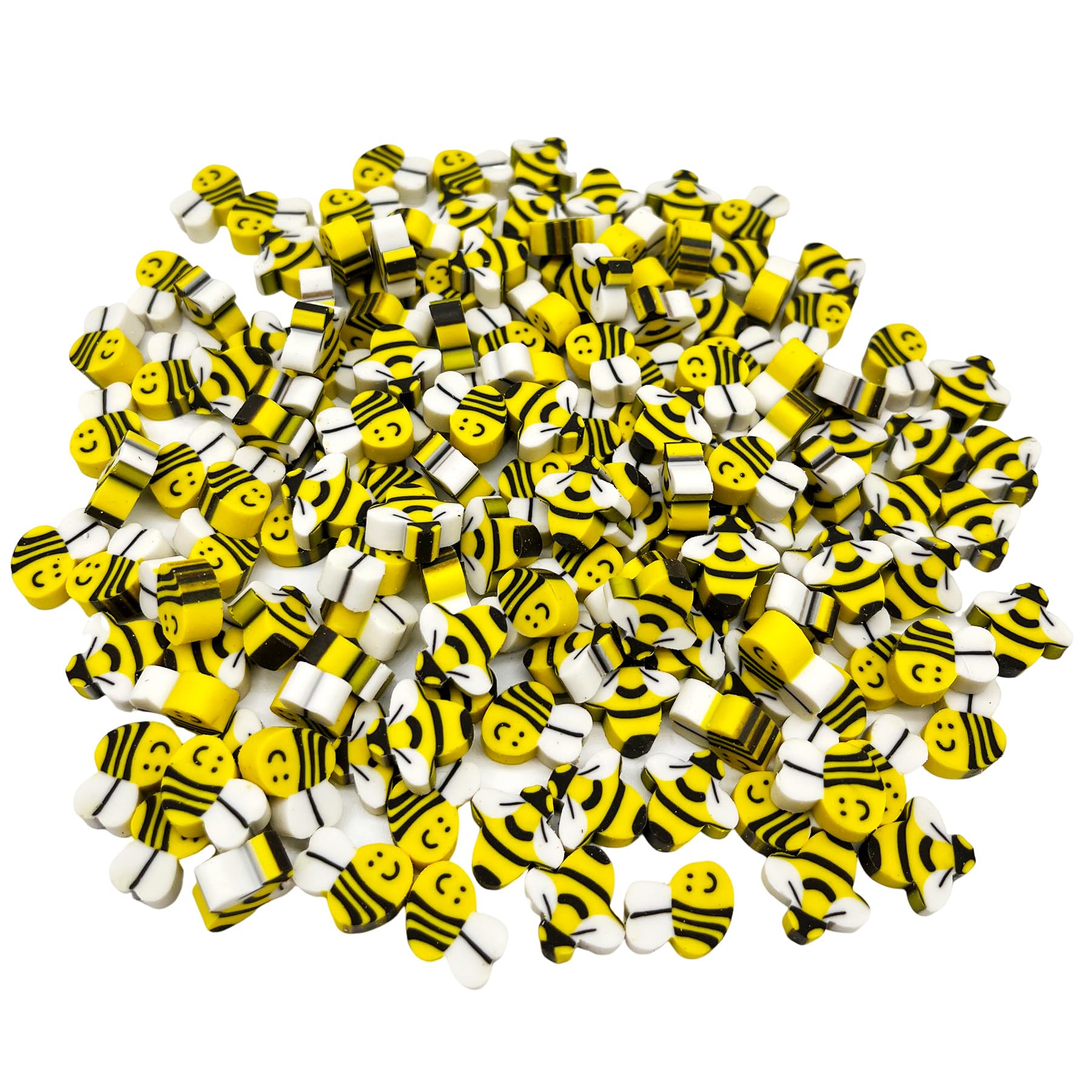 150 Pieces Bee Mini Erasers Assortment Novelty Pencil Erasers Bulk for Rewards Prizes Gift (Honeybee)