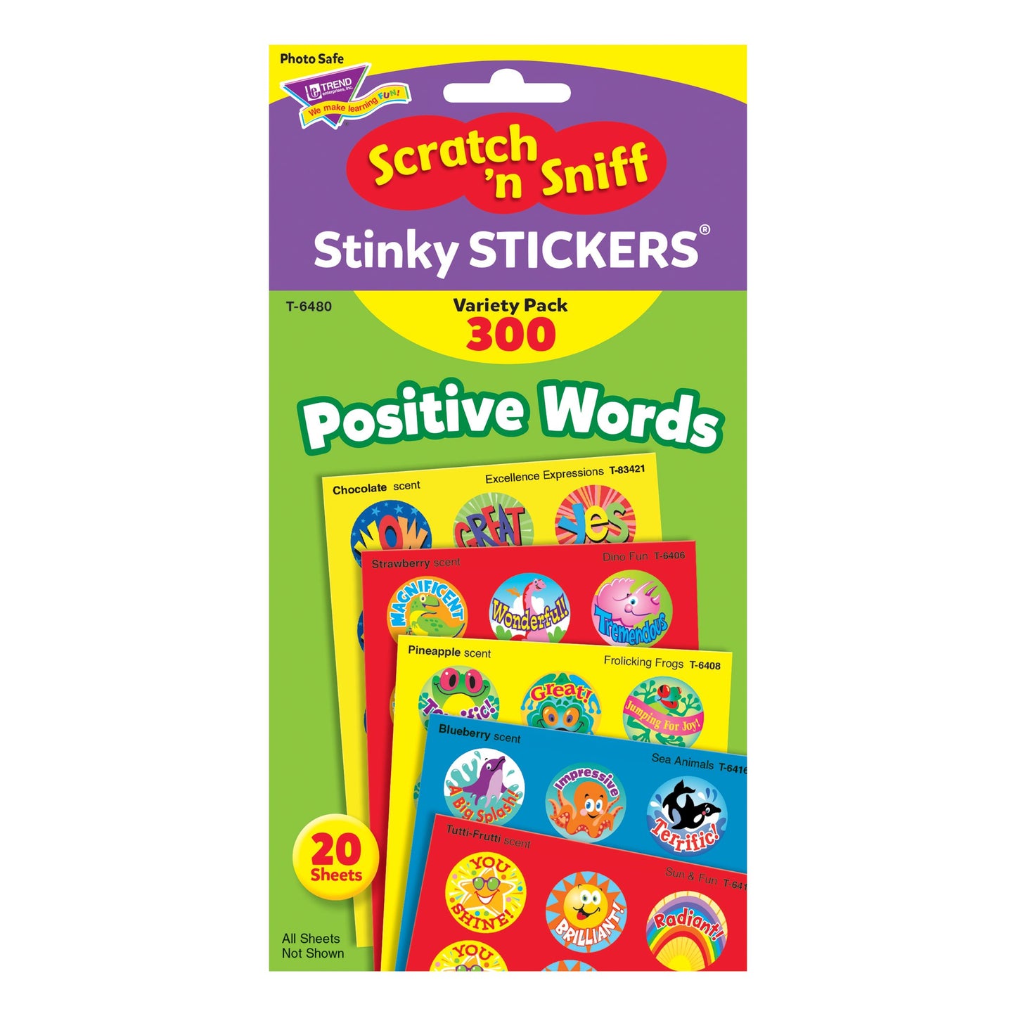 STICKERS,PRAISE,300/PK