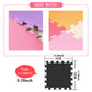 MQIAOHAM 9 Pieces Puzzle Play Mats, Soft Baby Play Mat, Kids Interlocking Foam Floor Tiles, Toddlers Carpet Playmats