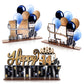 Lingteer Happy 14Th Birthday Gold Acrylic Table Topper Centerpieces Set - Cheers To Fourteen Years Old Birthday 14Th Bday Party Gift Decorations.