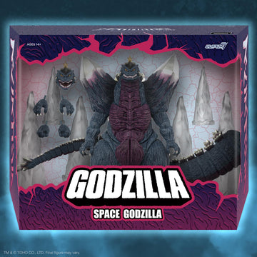 Super7 Ultimates! Toho Heisei Space Godzilla - 8'' Toho Godzilla Action Figure With Accessories Classic Movie Collectibles And R