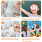 PLULON Pin The Baseball Party Game for Kids Pin the Baseball on the Glove and Bat Large Baseball Poster with Baseball Stickers for Boys Girls Birthday Party Wall Decorations Classroom Activities