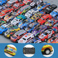 Mostop 100 PCS Mini Pull Back Car Set, Pull Back Racing Vehicles for Kids Toddlers, Kids Party Favors Car Pack Toy with Storage