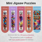 Misitu Small Jigsaw Puzzles For Adults Challenging Puzzle Small Puzzles Mini Jigsaw Puzzles For Adults 150 Pieces Micro Tiny Puzzels Abstract Art Puzzles Travel Puzzles 6 X 4 Inches, 4 Packs