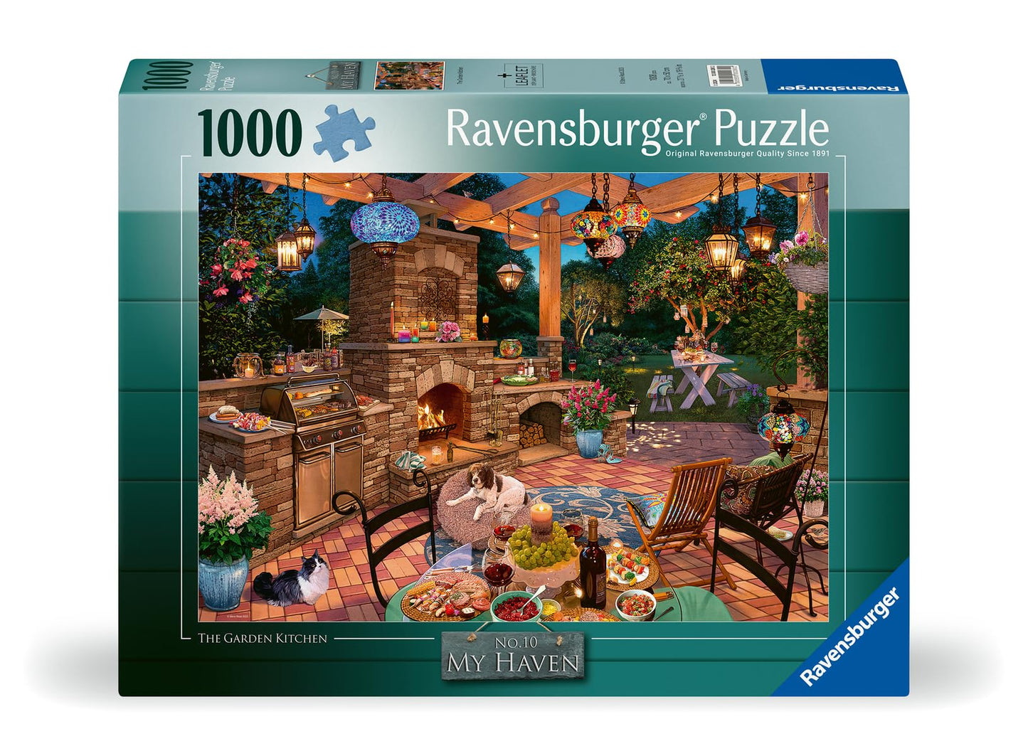 Ravensburger The Garden Kitchen 1000 Piece Jigsaw Puzzle For Adults - 12000280 - Handcrafted Tooling, Made In Germany, Every Piece Fits Together Perfectly