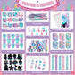 BenLouis 120Pcs Mermaid Party Favors Little Mermaid Pencils Stickers School Stationery Bulk for Kids Mermaid Birthday Decor Baby