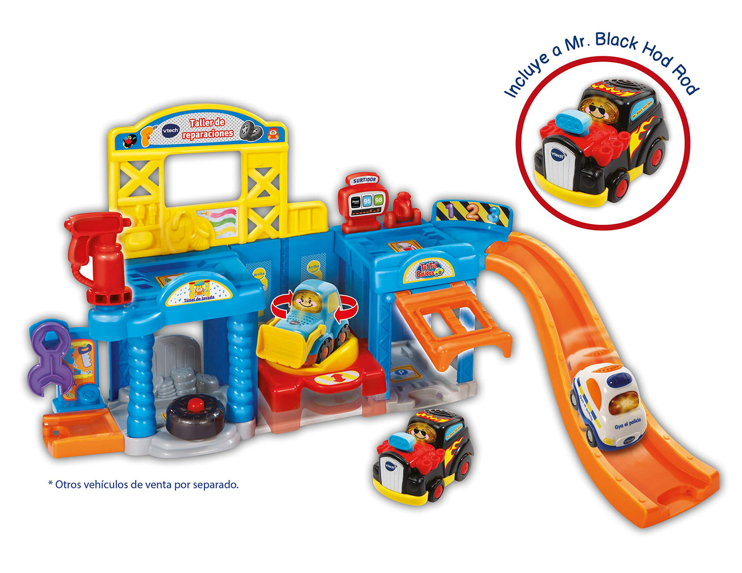 VTech Repair Shop of Tuttut Bolides, Assorted Color, Model 80-164822, Plastic, Única Size