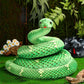 Hiboom Giant Snake Plush Large Stuffed Animal Snake Realistic Stuffed Snake Lifelike Plush Snake Toy Gifts For Birthday Hallowee
