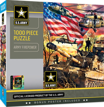MasterPieces US Army Firepower 1000 Piece Jigsaw Puzzle