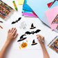 xutengy 72Pcs Halloween Pencils Stationery Party Favors Set, Halloween Themed Pencil Set Gifts Kit for Kids Halloween Party Supp