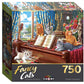 Roseart - Fancy Cats - Piano Lessons - 750 Piece Jigsaw Puzzle For Adults