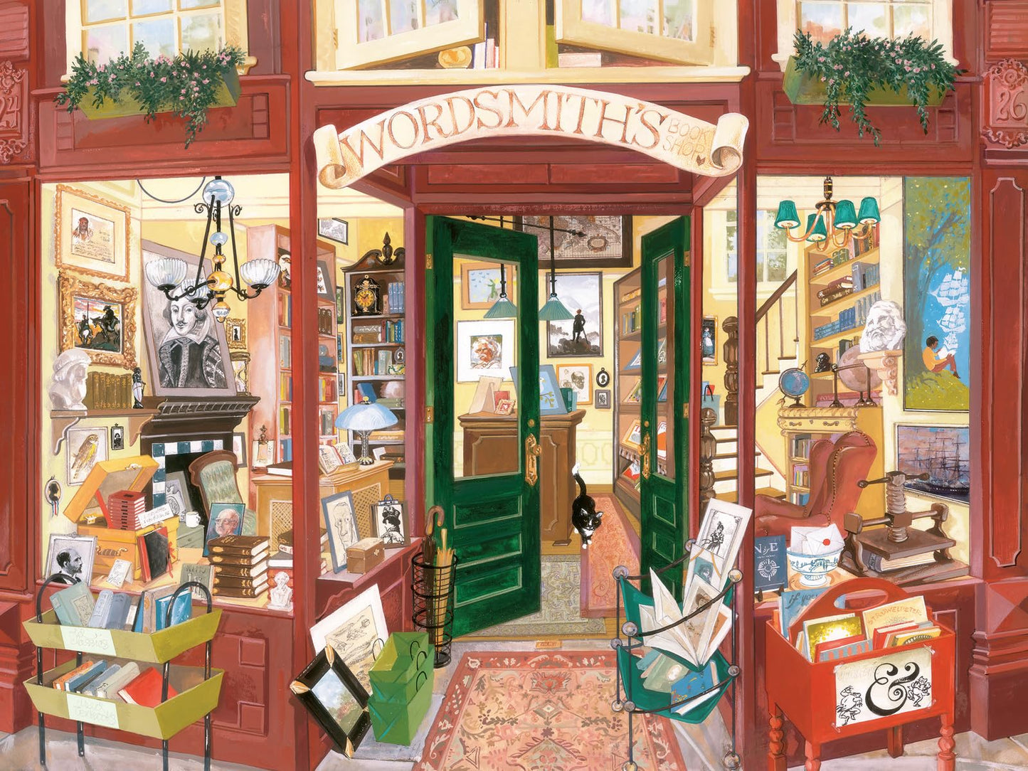 Ravensburger Wordsmith'S Bookshop 1500 Piece Jigsaw Puzzle For Adults - 12000728 - Handcrafted Tooling, Made In Germany, Every P
