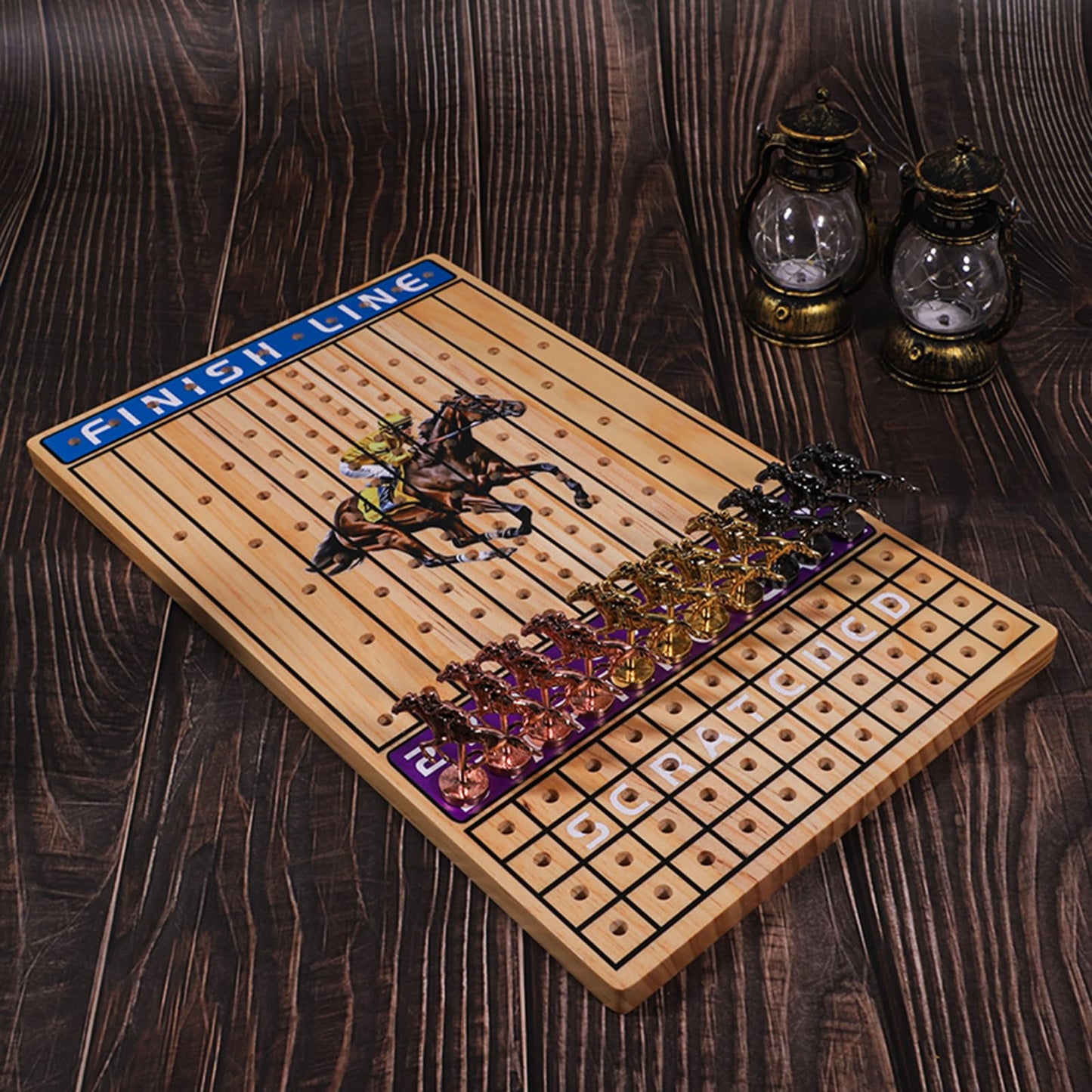 yquorp Metal Horse for Horse Racing Board Game,Gold  4, Rose Gold  4, Silver  3 Classic Style Collection Souvenirs (Gold  4+Rose