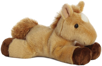 Aurora® Adorable Mini Flopsie™ Prancer™ Stuffed Animal - Playful Ease - Timeless Companions - Brown 8 Inches