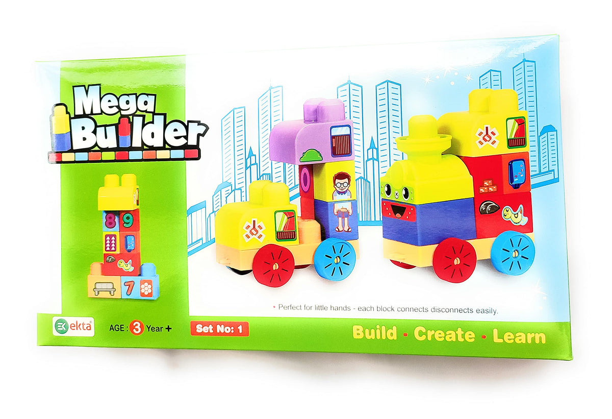 Chircrafts Toys Mega Builder Set1 Perfect For Little Hands For Kids 3+ Years
