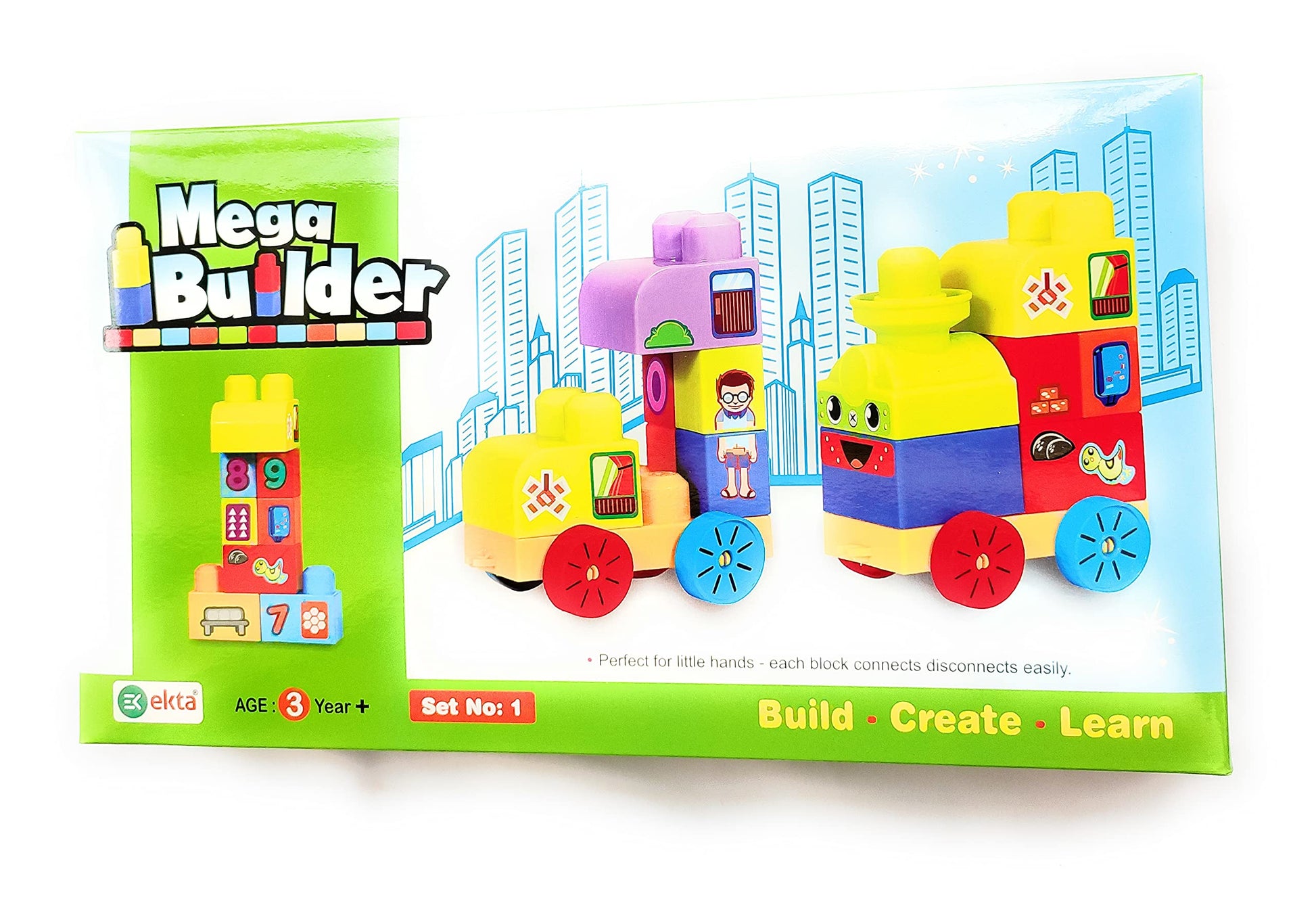 Chircrafts Toys Mega Builder Set1 Perfect For Little Hands For Kids 3+ Years