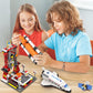 Wishlife City Space Exploration Shuttle Toy - Building Blocks Sets For 6 7 8 9 10 11 12 Year Old Boys Girls, Mars Rover, Launcher, Satellite, Aerospace Spaceship Toys Gifts For Kids Age 6-12 (660 Pcs)