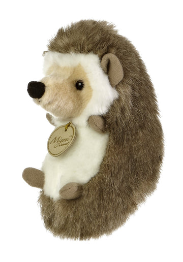 Aurora® Adorable Miyoni® Hedgehog Stuffed Animal - Lifelike Detail - Cherished Companionship - Brown 7 Inches