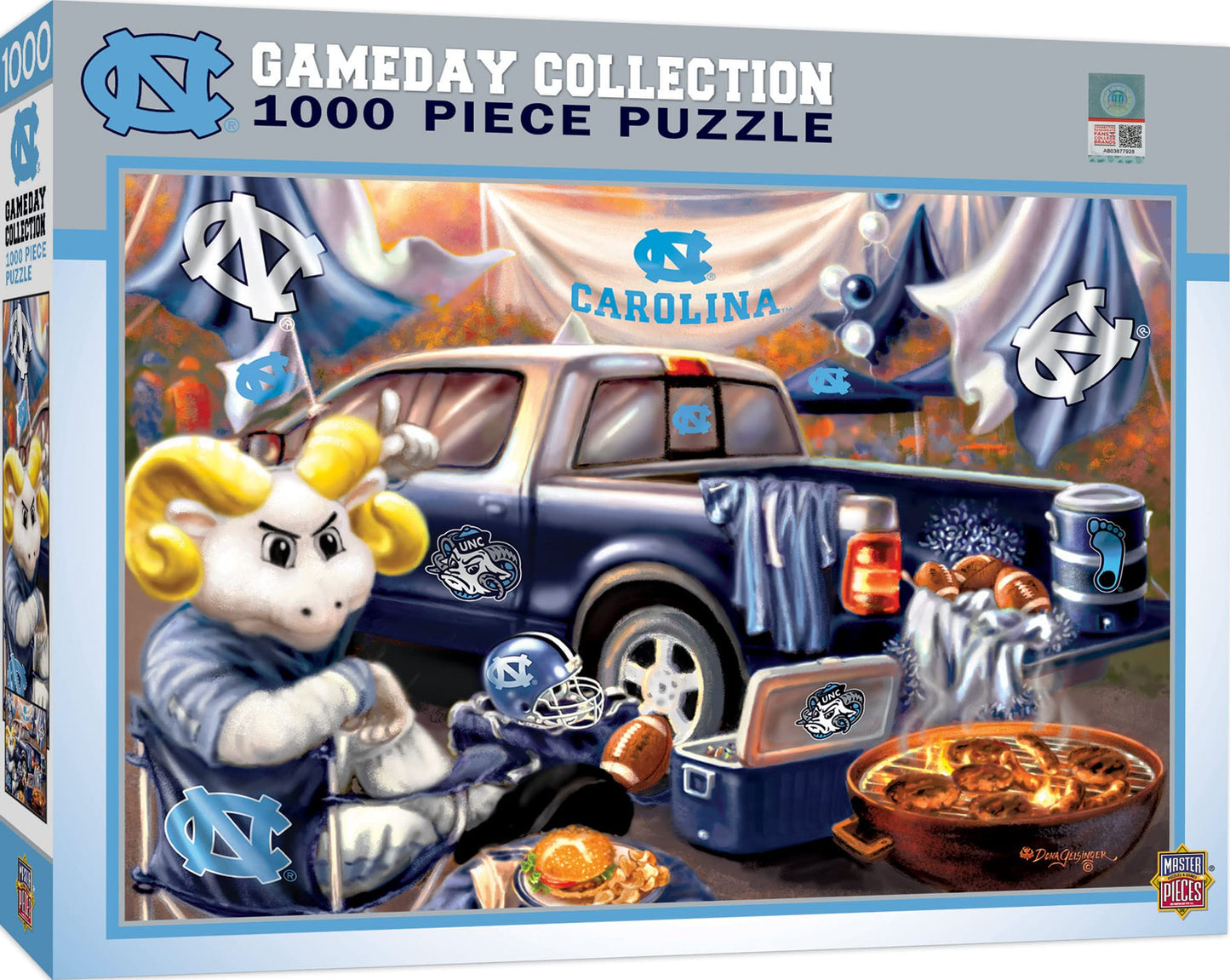 MasterPieces Detroit Lions 1000-Piece Gameday Tailgate Puzzle - Officially Licensed NCAA  Suitable for Framing  Age 14+