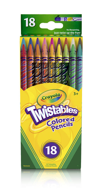 Crayola Twistable Colored Pencils, 18 Count (68-7418)