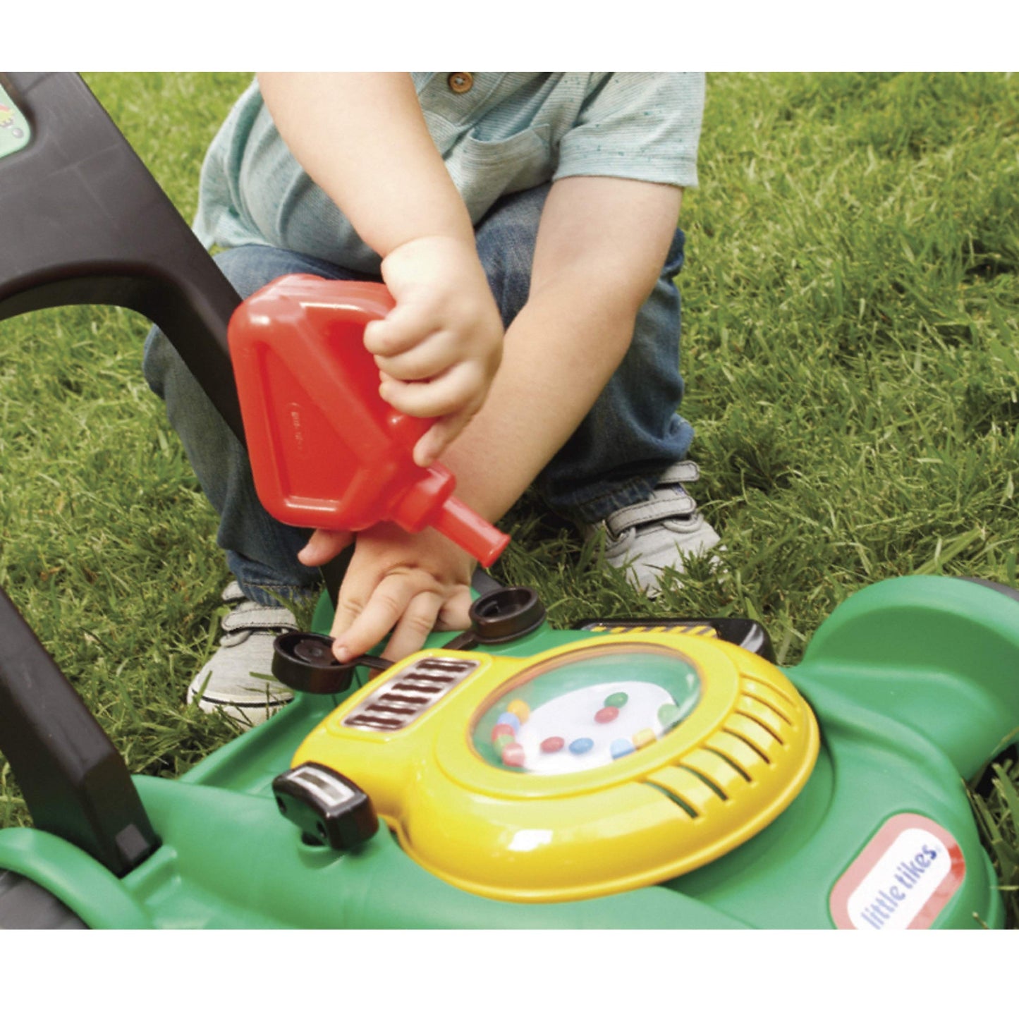 Little Tikes Gas 'N Go Mower Green, 21Inx11-1/4Inx20-1/2In