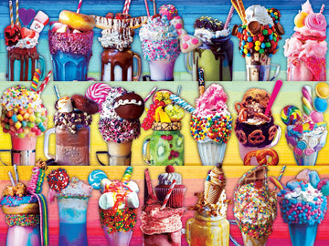 Masterpieces Trendz - Freakshakes 300Pc Ezgrip Puzzle Multicolor, 18'' X 24''