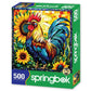 Springbok'S Fall Rooster 500 Piece Puzzle For Adults Is A Vivid Mosaic Of A Colorful Rooster - Ideal For Sharing With Friends