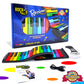 Mukikim Rock And Roll It - The Original Rainbow Piano. Roll Up Flexible Piano Keyboard For Kids / Beginners. Portable 49 Keys Silicone Piano Pad. Play-By-Color Songbook Included!
