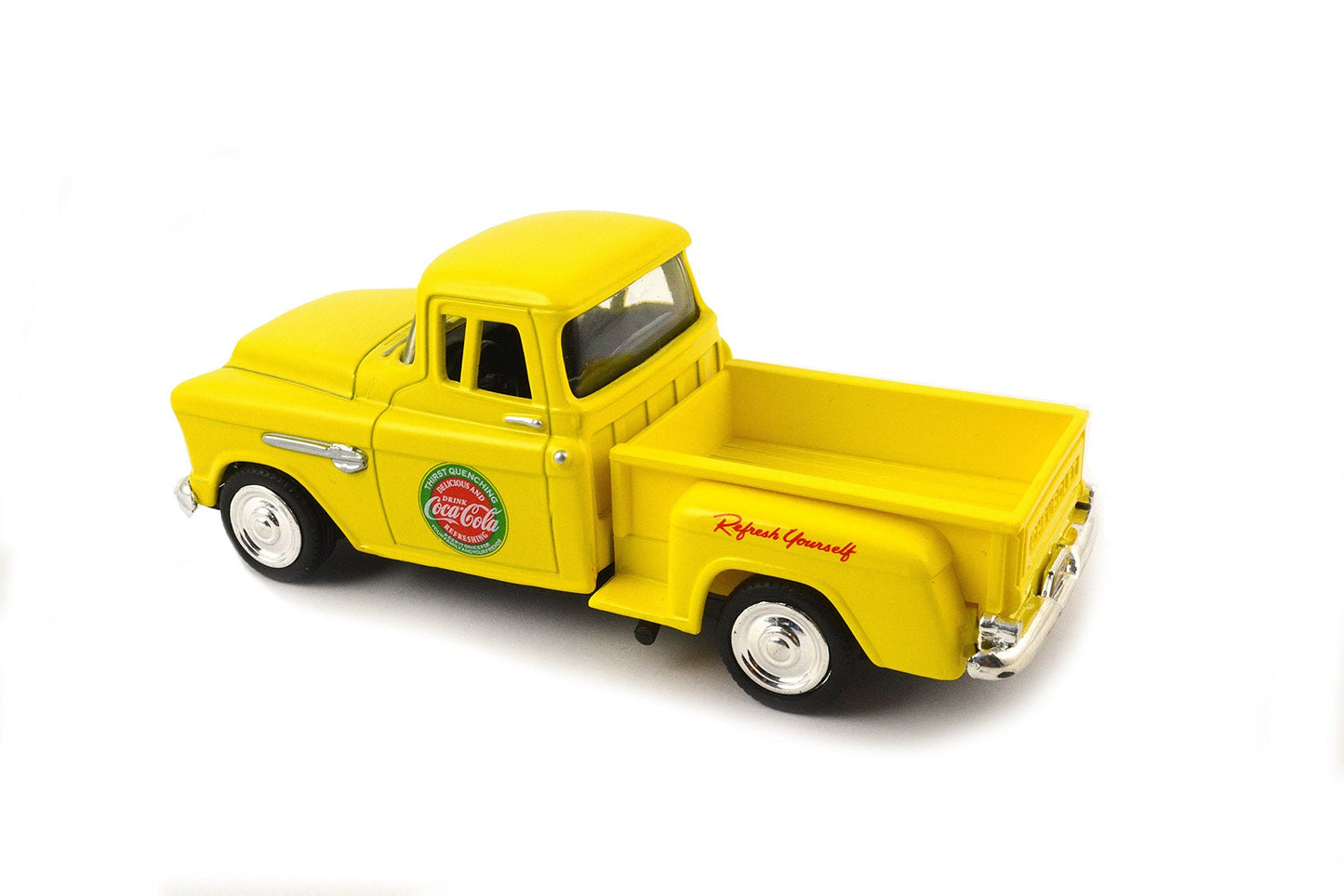 Motor City Classics 1955 Chevy Stepside Pickup Vehicle (1:43 Scale), Yellow