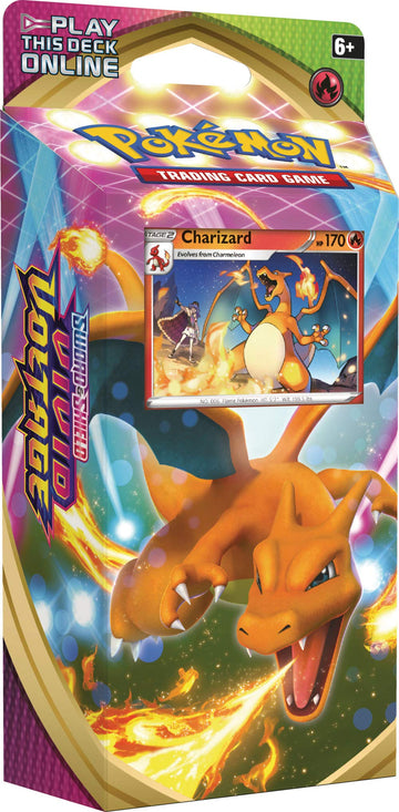 Pokemon TCG: decorative replica blade & Shield Vivid Voltage Theme Deck Featuring Charizard