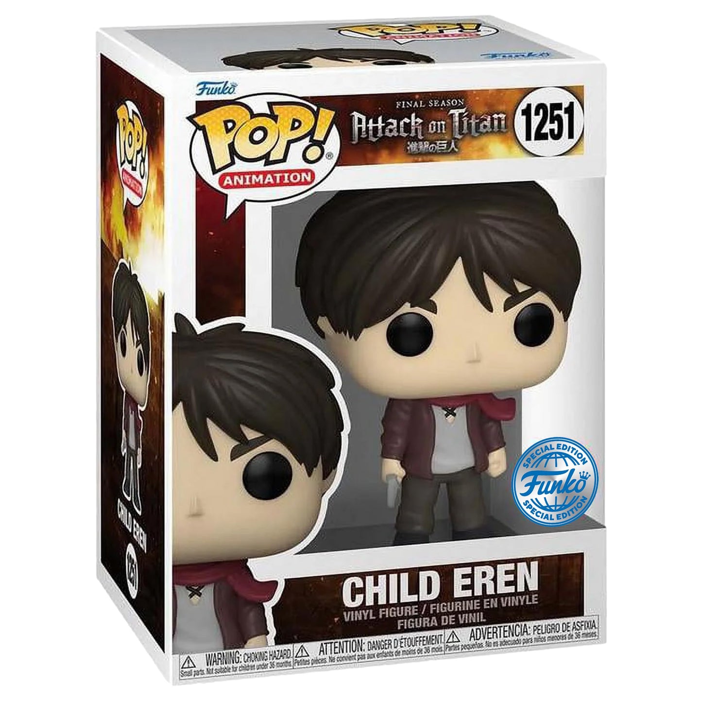 Funko: Attack On Titan - Final Season Collector'S Box - Special Edition Exclusive With Ymir Fritz And Child Eren Pop!