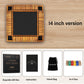 Vamslove Shut The Box Dice Game - 14" Wooden Board for 2-4 Players, Includes 8+4 Dice, Math Game for Kids & Adults