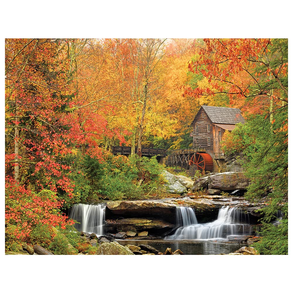 White Mountain Puzzles Old Grist Mill - 1000 Piece Jigsaw Puzzle