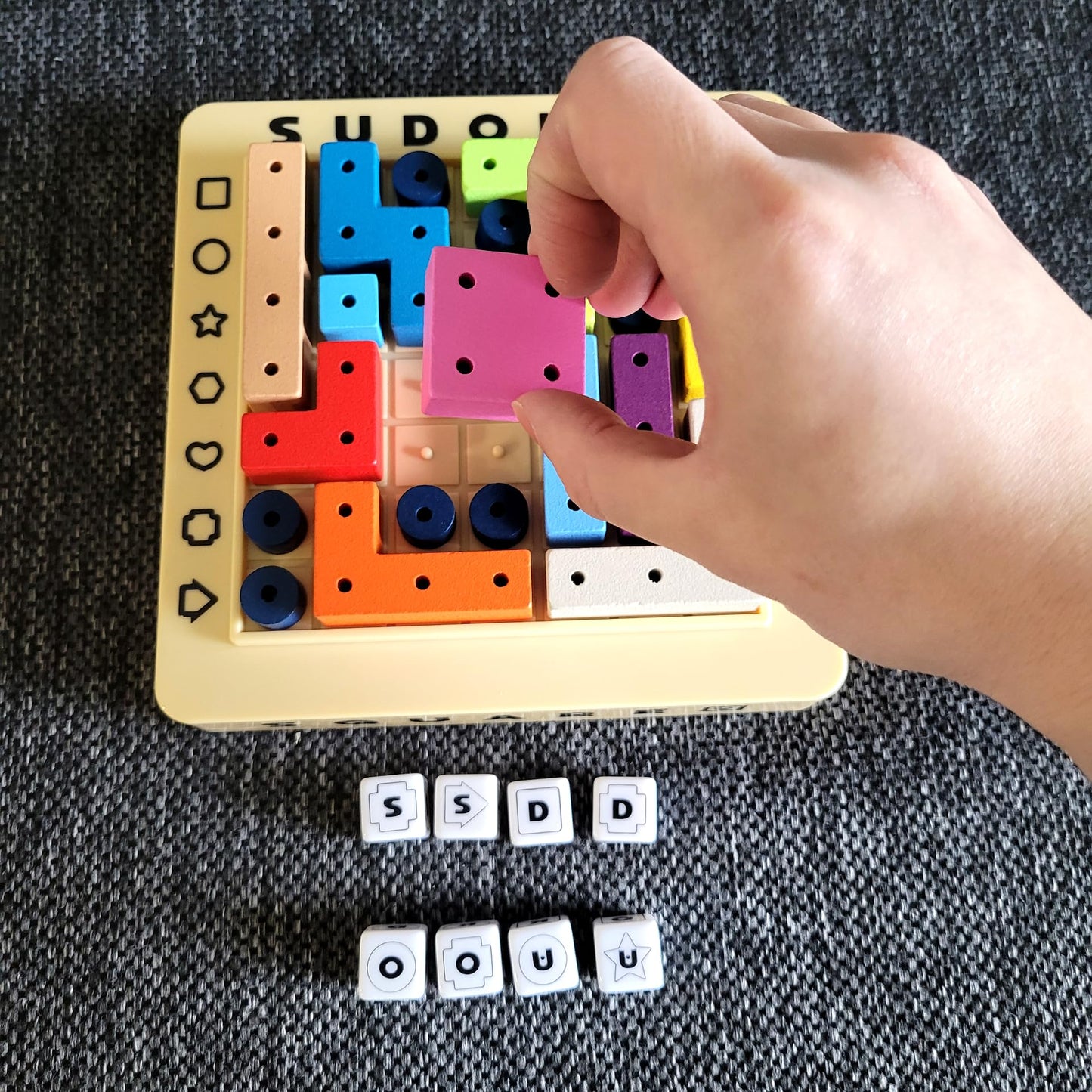 Mukikim Sudoku Square - Sudoku Strategy With A Twist! 248,832 Solutions Stem Genius Game! Roll The Dice & Race Your Opponent. First Player To Complete The Puzzle Wins!