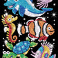Sequin Art Red, Sealife Scene, Sparkling Arts and Crafts Picture Kit; Creative Crafts for Adults and Kids