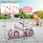 Amazingjoy Toddler Toys For 1 Year Old Boys Girls First Birthday Gifts Age 1-2,Colorful Lighting Baby Balance Bike No Pedal 4 Le