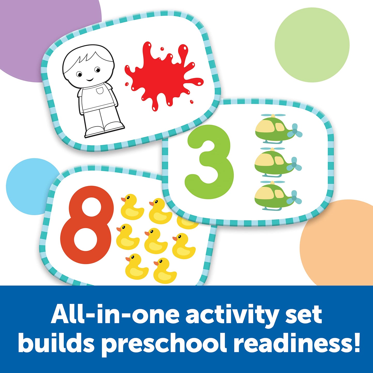 Learning Resources Skill Builders! Toddler 1-10 Counting Kids  Educational Toys for 18 Month Olds  Toddler Activities  Color Teaching Toys  20 Pieces  Age 18 Months