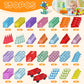 Paaxido Magnetic Tiles, 130PCS Magnetic Blocks Set with 2 Cars, 4D Diamond Magnet Building Blocks, STEM Preschool Educational Ma