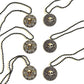 GZYSSL 12 Pcs Halloween Pirate Coin Beads Necklaces Pirate Skull Necklaces Accessories Pirate Day Necklaces Party Decorations