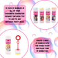 Toyland Pack of 12 Barbie Bubble Tubs with Wands, 2fl oz Solution & Novelty Maze Lid - Pocket Money & Party Bag Toys