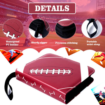 MGCLBR Trading Card Binder 4 Pocket Storage Album for Collectible Cards with 50 Removable Double-Sided Card Holder for Standard Size Cards