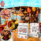 Hapibidesign Watercolor Firetruck Party Favor Bags - 24 Pcs Firetruck Party Candy Bags With Stickers - Firetruck Goodie Gift Tre