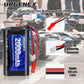 URGENEX 2000mAh 7.4 V Li-ion Battery with JST Plug 2S Rechargeable RC Battery with 1 to 2 USB Charger Fit for RC Helicopter Car