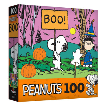 Roseart - Peanuts - Boo! - 100 Piece Jigsaw Puzzle For Kids And Adults